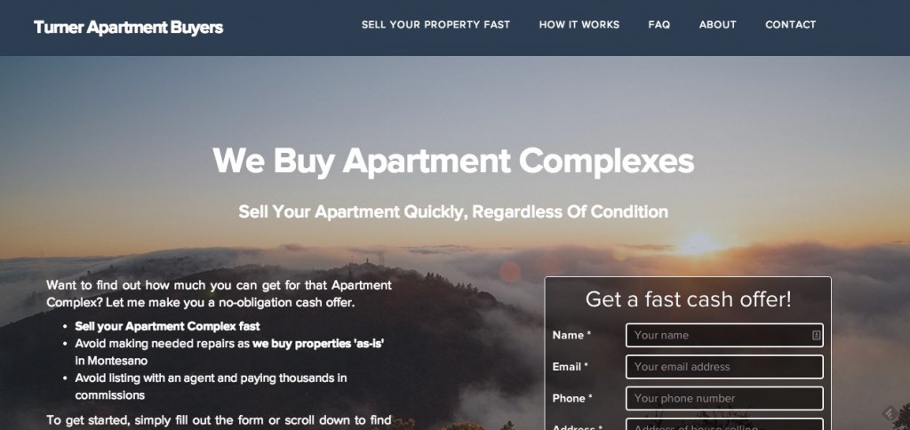 Real Estate Investor Website